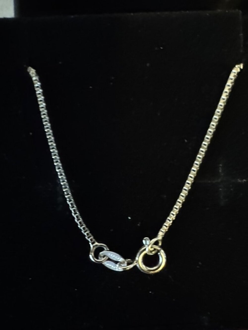 18" 1.1mm Box Link Chain 925 Sterling Silver Italian Made